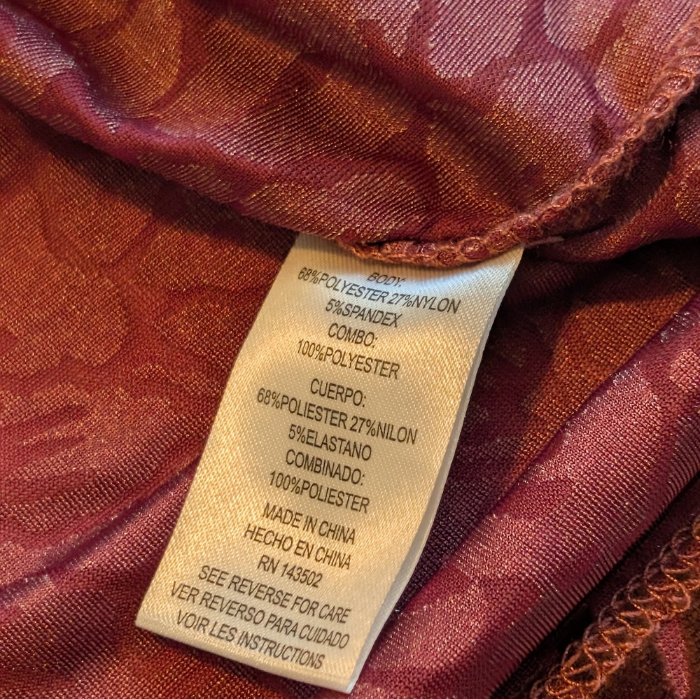 Finn & Grace Velvet Burnout Tank Top/Sleeveless Blouse Size Small - Picture 5 of 9